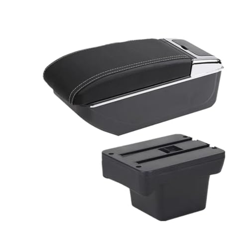 HPZPRPCEW Für VW Für Caddy 5 2024 Armaturenbrett-Box Aufbewahrungsbox Innenraum-Nachrüstung(B3 weiße Linie KEIN USB) von HPZPRPCEW