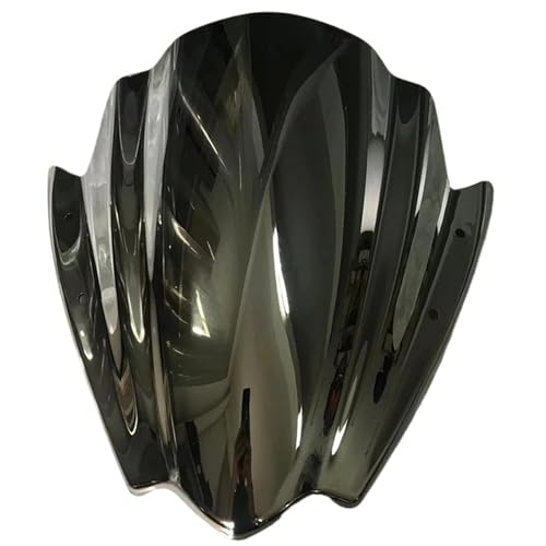 HPZPRPCEW Motorrad Windschutzscheibe Windschild Schirm Spoiler Windabweiser Für Hornet CB600F CB 600 F CB599 CB650F CB650R CB500F CB500X 2008-2019(Chrom) von HPZPRPCEW