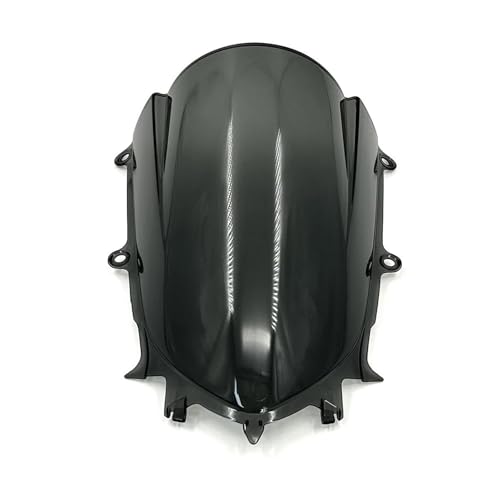 HPZPRPCEW Windschutzscheibe Windabweiser Windschutzscheibenspoiler Motorrad Für Y&amaha YZF R7 2022–2024 R6 2017–2024 Doppelblasenspoiler(GRAU) von HPZPRPCEW