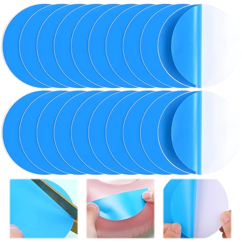 HPiano Flicken Pool, 20 Stück Pool Reparaturset,PVC-Pool-Reparatur-Flicken,Pool Flickzeug,Poolflicken Selbstklebend,Pool Flicken Unterwasser für Pool Kayak Rectangle PVC Reparatur(Runden) von HPiano