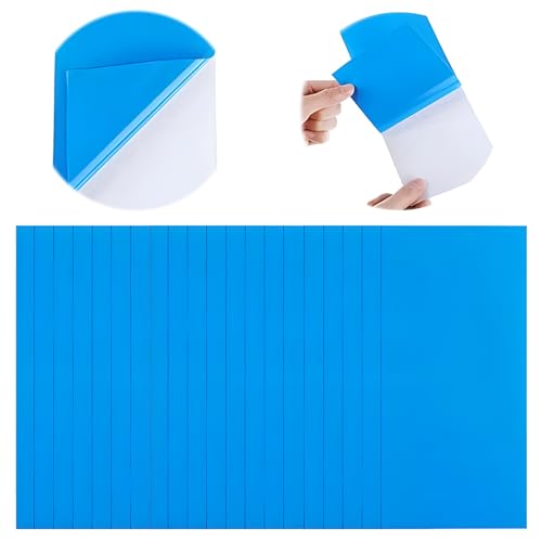 HPiano Flicken Pool, 20 Stück Pool Reparaturset, PVC-Pool-Reparatur-Flicken,Poolflicken Selbstklebend,Pool Flicken für Pool Vinyl Kayak Rectangle Selbstklebende PVC Reparatur Patch (Rechteck) von HPiano