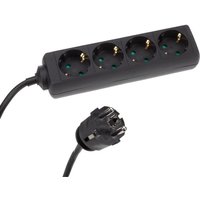 4-FACH-STECKDOSENLEISTE MIT SCHRUMPFSCHLAUCH - 3G1.5 - KABEL: 1.5 m - SCHUKO 4-FACH-STECKDOSENLEISTE MIT SCHRUMPFSCHLAUCH - 3G1.5 - KABEL: 1.5 m - SCHUKO von HQ POWER