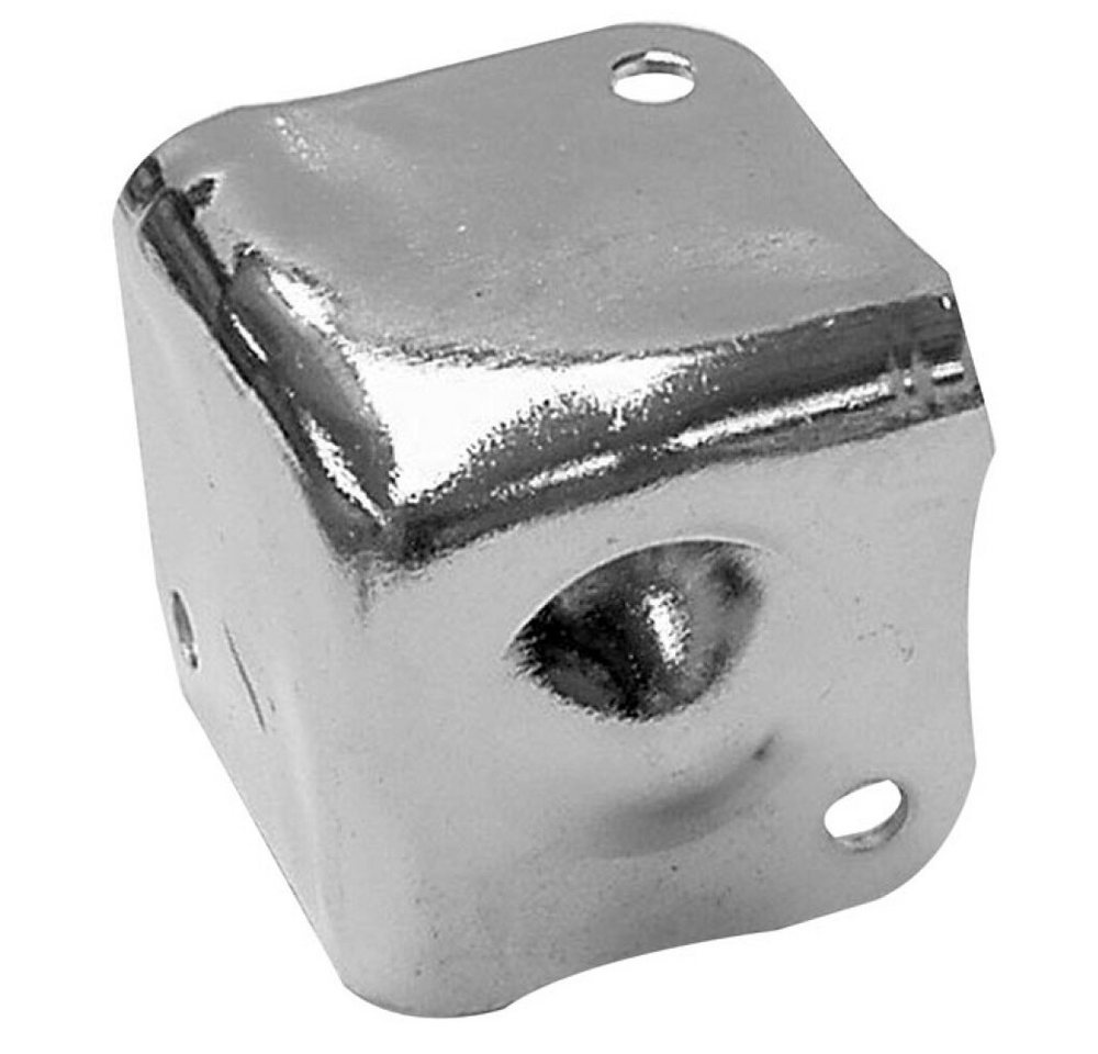 HQ POWER Lötkolben LAUTSPRECHERSCHUTZECKE, WEIßES METALL, 38 x 38mm x 90°, 1-tlg. von HQ POWER
