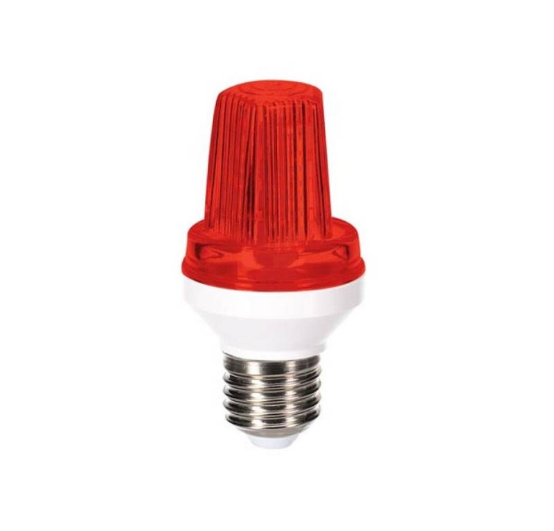 HQ POWER Smarte LED-Leuchte MINI LED-STROBOSKOP-BLITZER - E27-FASSUNG - 3 W - ROT von HQ POWER