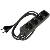 Hq Power - 4-FACH-STECKDOSENLEISTE mit schrumpfschlauch - 3G1.5 - kabel: 1.5 m - schuko von HQ POWER