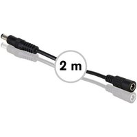 Verlängerungskabel mit dc-stecker/-buchse - 2 m - schwarz von HQ POWER