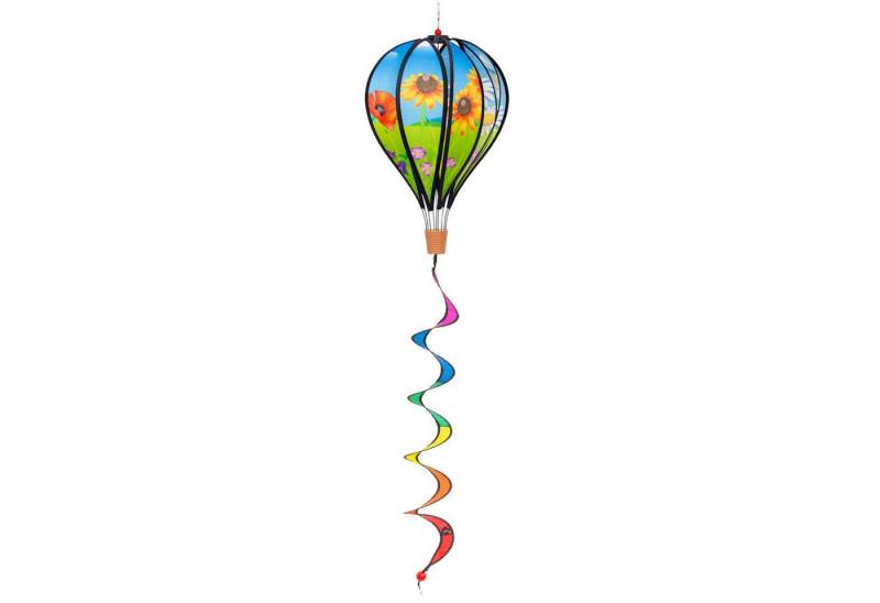 HQ Windspiel HQ Hot Air Balloon Twist Flowers Heißluftballoon, dreht sich bereits bei der geringsten Brise von HQ