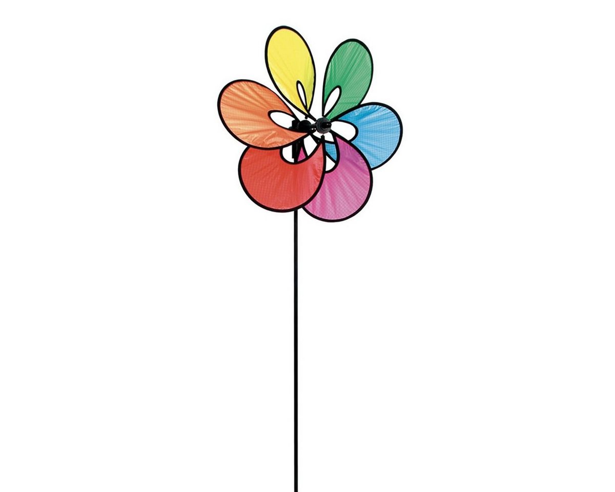 HQ Windspiel Windrad Windspiel HQ Paradise Flower Rainbow Garten Dekoration (1x Windrad), tolle Effekte, schöne Farben, leichtdrehend von HQ