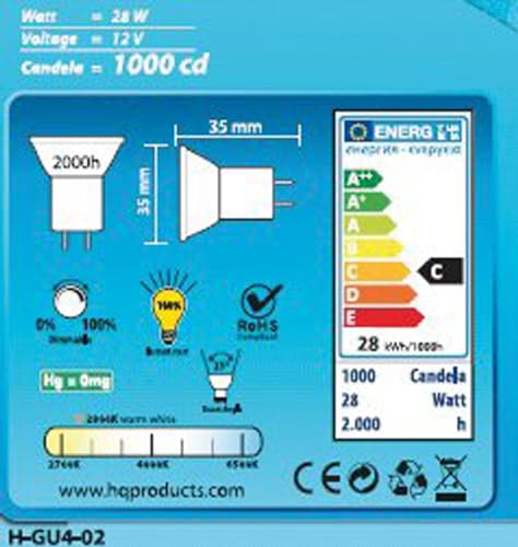 HQ h-gu 4–02 Halogen Lampe von HQ