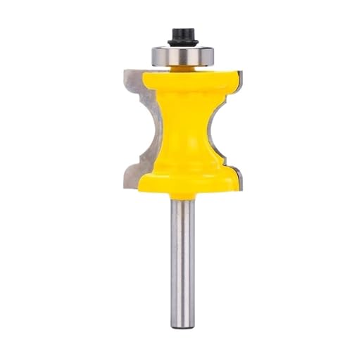 HQABCUTR 1/2 "Schaft Bullnose mit Spalte Router Bit Linie Messer Holzbearbeitung Cutter for Werkzeug von HQABCUTR