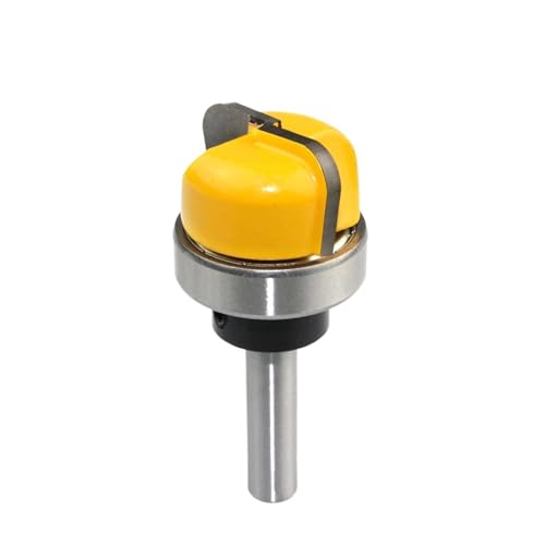 HQABCUTR 1pc 8mm Schaft 1-1/8 Durchmesser Schüssel Tablett Router Bit Runde Nase Fräser Mit for Holzbearbeitung von HQABCUTR