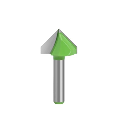 HQABCUTR 1pc 8mm Schaft 90 Grad V Typ Stoßen Cutter Bit Gravur Router Hartmetall Fräsen von HQABCUTR