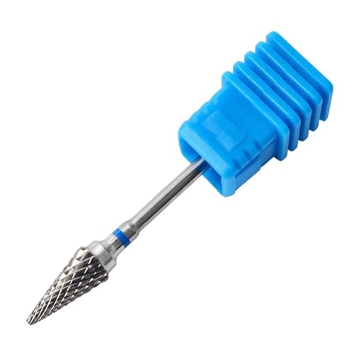 HQABCUTR 1pc Nagel Kegel Spitze Wolfram Stahl Bohrer Bits Elektrische Häutchen Rotary for Maniküre Pediküre Schleifen Kopf Sander Werkzeug von HQABCUTR