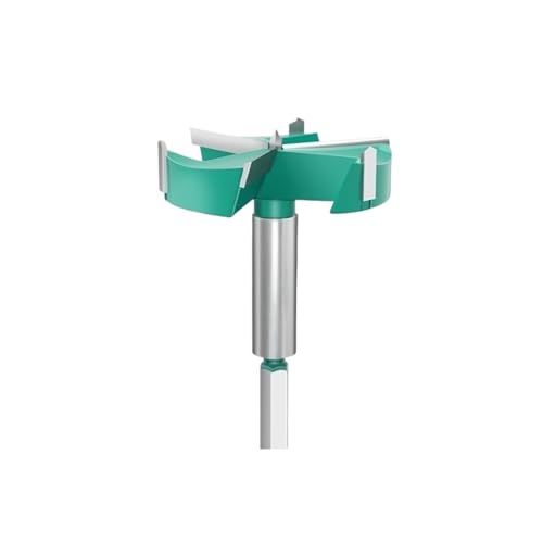 HQABCUTR 25-60mm 3 Zähne Holzbearbeitungswerkzeuge Lochsäge Cutter Scharnier Bohrer Rundschaft Wolframkarbid von HQABCUTR