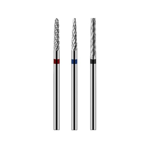HQABCUTR 3 Stück Wolframkarbid-Nagelbohrer, 3/32 Zoll Reinigungsbit HQABCUTR 3 Stück Wolframkarbid-Nagelbohrer, 3/32 Zoll Reinigungsbit von HQABCUTR