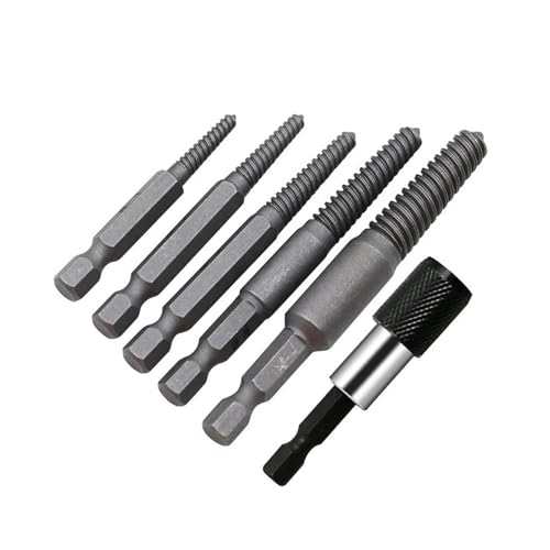 HQABCUTR 6 stücke Sechskantschaft Schraube Extractor Schraube Schraubendreher for Herausnehmen Elektrische Bohrer Werkzeug Set von HQABCUTR