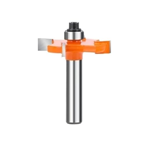 HQABCUTR 8mm Schaft T Slot Router Bit Mit Lager Holz Sloting Fräser Typ Rabbeting Holzbearbeitung Werkzeug von HQABCUTR