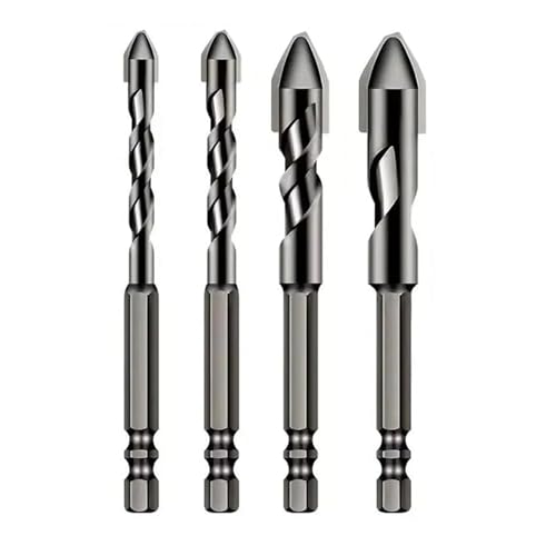 HQABCUTR Spiralbohrer 3/4 Stück Bit-Sets 6 mm/8 mm/10 mm/12 mm Metall for Glas/Fliesen/Holz HQABCUTR Spiralbohrer 3/4 Stück Bit-Sets 6 mm/8 mm/10 mm/12 mm Metall for Glas/Fliesen/Holz von HQABCUTR
