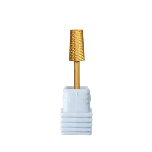 HQABCUTR Trapezförmiger konischer Lauf, Gold/Silber, Hartmetall-Fräser, Nagelbohrer von HQABCUTR