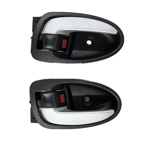 HQGQCEZEK 1 Paar Türinnengriffe, Chrom + Schwarz Für Toyota Für Yaris RS 2007–2010 69205-0D160-B0 69206-0D160-B0 6920652130 Türgriff Innen von HQGQCEZEK