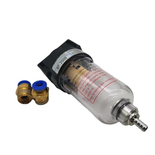 HQNBDVXP AF2000 1/4 Luftquellenprozessor Kupferfilter Luftpumpe Filter Öl Wasserabscheider Pneumatikkomponente Luftkompressor(AF2000 ADD Blue 12,Fiber core) von HQNBDVXP