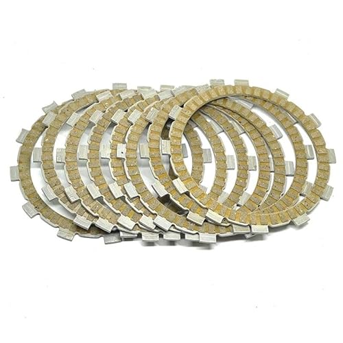 HQQYGDM Für Kawasaki für KLR 650 KL650 KLR650 1996-2011 W650 EJ650 2000-2008 Teile Faser Kupplung Reibung Disc Platte kit 8 PCs Set von HQQYGDM