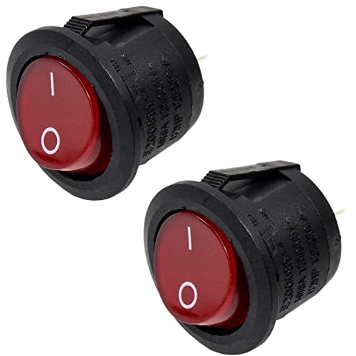 HQRP 2er Pack On Off Netzschalter kompatibel mit Hoover 440003992 270046001 Windtunnel UH70830 UH70831 UH70820 UH70816 UH70809 UH70800 UH70825 UH700 831PC UHH 70801 UH70805 UH70810 UH70811 Staubsauger von HQRP