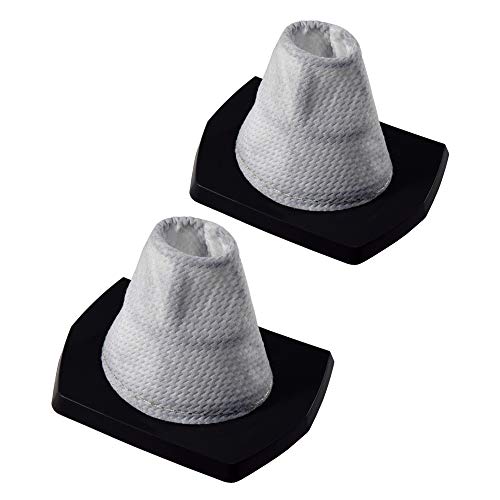 HQRP 2er-Pack Staubbecher Filter Ersatz für Dirt Devil F38 2DS2101000 kompatibel mit Dirt Devil Gator BD10085 BD10090 BD10100 BD10100K BD10100FDI schnurlose Handstaubsauger von HQRP