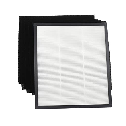 HQRP HEPA-Filter-Set Ersatz für HoMedics TotalClean AF-10FL AR-1FL AF-75FL AP-15CRF kompatibel mit AF-10 AP-15 AR-10 AF-75 Luftreinigern von HQRP