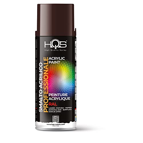 HQS Farbe Spraydose Acryl Farbe Ral (Ral 8017 Braun Schokolade) von HQS High Quality Spray