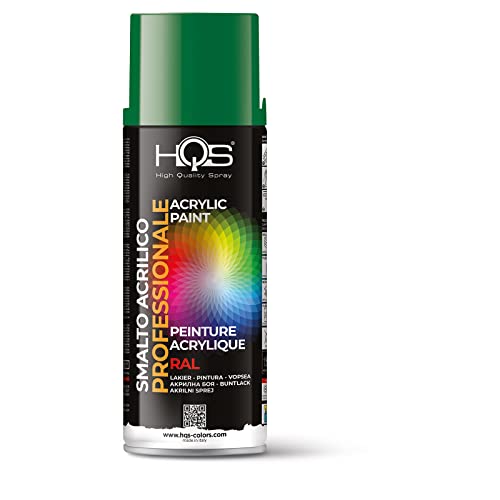 HQS Farbe Spraydose Acryl Farbe Ral (Ral 6001 Smaragdgrün) von HQS High Quality Spray