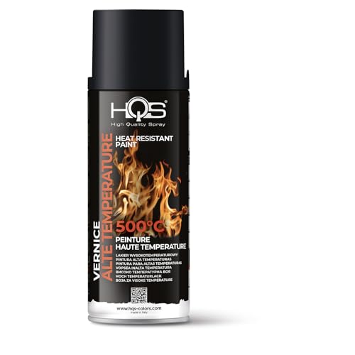 HQS High Quality Spray Sprühfarbe 400 ml deckende für Hitzefesterlack, Schwarz HQS High Quality Spray Sprühfarbe 400 ml deckende für Hitzefesterlack, Schwarz von HQS High Quality Spray