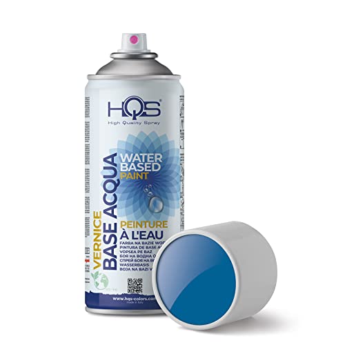 HQS Lackspray, 400 ml, Wasserbasis, Farben Ral (Ral 5017, Traffic-Blau) von HQS High Quality Spray