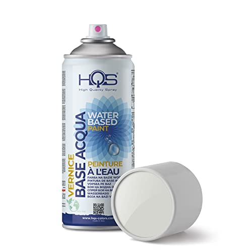 HQS Lackspray 400 ml Wasserbasis Farben Ral (Ral 7035 Hellgrau) von HQS High Quality Spray