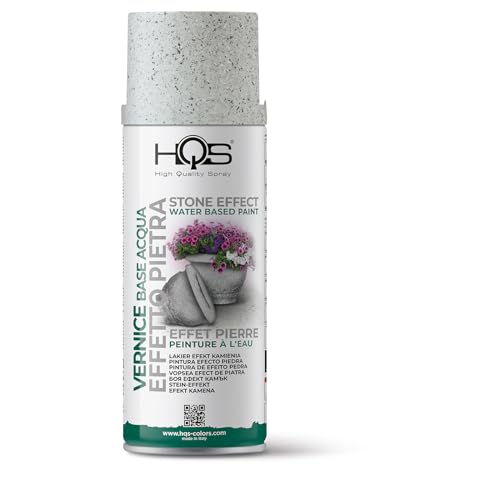 HQS Lackspray mit Steineffekt, 400 ml (Hellgrau) von HQS High Quality Spray