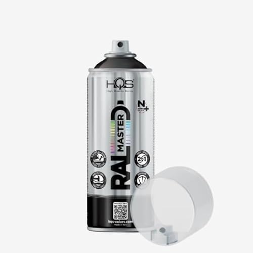 HQS RAL MASTER Lackspray 400 ml Nitro RAL-Farben (1, RAL 9010 weiß glänzend) von HQS High Quality Spray
