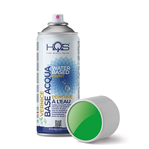 HQS Spraydose 400 ml Wasserbasis Ral (Ral 6018 Grün Gelb) von HQS High Quality Spray