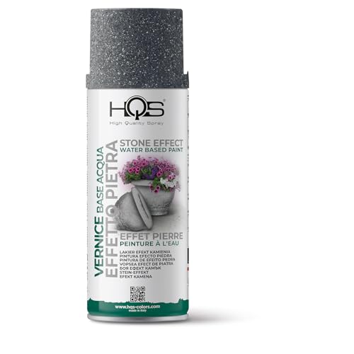 HQS Spraydose mit Steineffekt, 400 ml (Dunkelgrau) von HQS High Quality Spray
