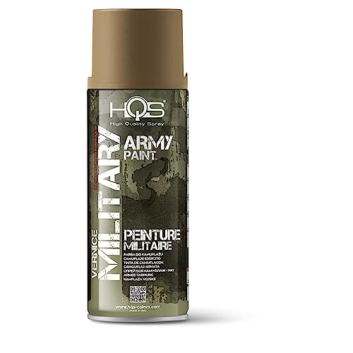 HQS Lackspray matt 400 ml Armee Camouflage Military Military (Sandbeige) von HQS High Quality Spray