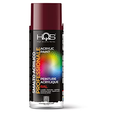 Sprühfarbe HQs Rot Weinrot Ral3005 (400 ml) Acryl von HQS High Quality Spray