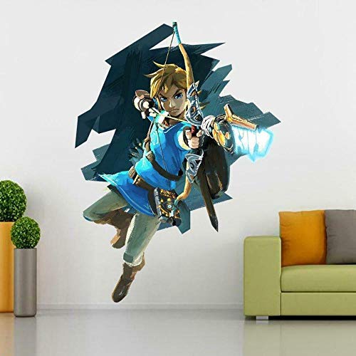 HQSM Wandtattoo Link Legende von Zelda Decal Home Decor Art Wandbild Riesige Riesen WC34 von HQSM