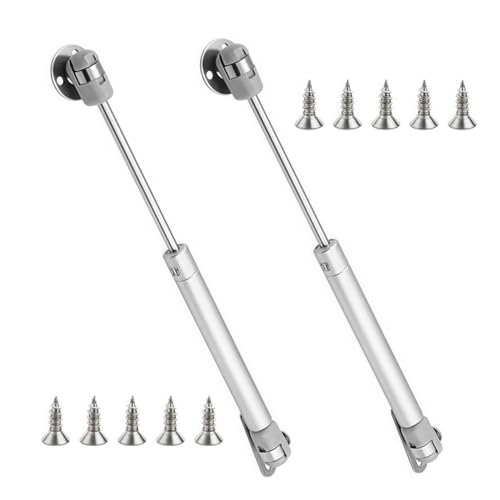 Schrank Gasdruckfeder Möbeltür zum Gas Strut Lift Schrank Tür Wurden Dämpfer Hinge mit 100 N (10 kg Druckkraft) Länge 270 mm 2 Stück von HQTS