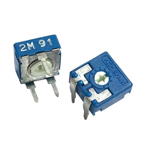 10 Stück 10 mm einstellbarer Widerstand PT10 Runde Potentiometer 2 m horizontaler Schraubendreher durch Loch 10 Stück 10 mm einstellbarer Widerstand PT10 Runde Potentiometer 2 m horizontaler Schraubendreher durch Loch von HQYCL