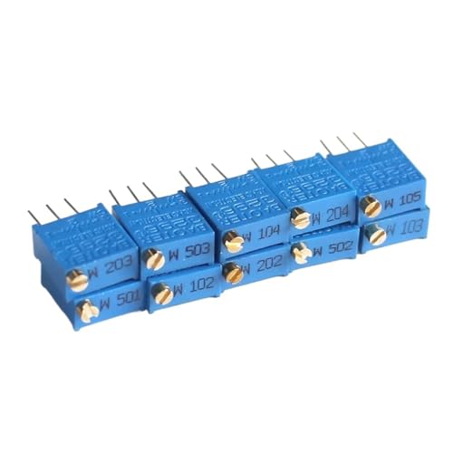 10PCS 3296W-103 104 3296W 10 50 100Ohm 1K 2K 5K 10K 20K 50K 100K 200K 500K 1M 2M Ohm 100R Trimpot Trimmer Potentiometer(100K Ohm) von HQYCL