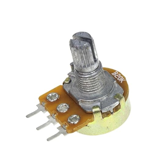 10PCS WH148 Linear Potentiometer 15mm Welle Mit Muttern Und Unterlegscheiben 3pin WH148 B1K B2K B5K B10K B20K b50K B100K B250K B500K B1M(50K Ohm) von HQYCL
