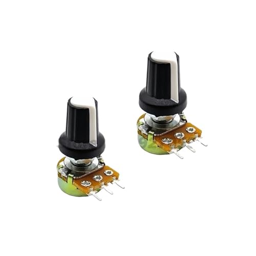 5 Sets WH148 1K 10K 20K 50K 100K 500K Ohm 15mm 3 Pin Taper Drehpotentiometer Widerstand for mit AG2 Kappe(50K Ohm) von HQYCL
