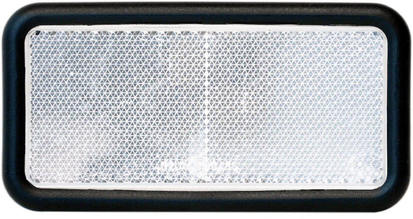 HR Autocomfort Reflektor-Aufkleber Katzenauge Rückstrahler Reflektor weiss 10 cm mit E-Prüfzeichen von HR Autocomfort
