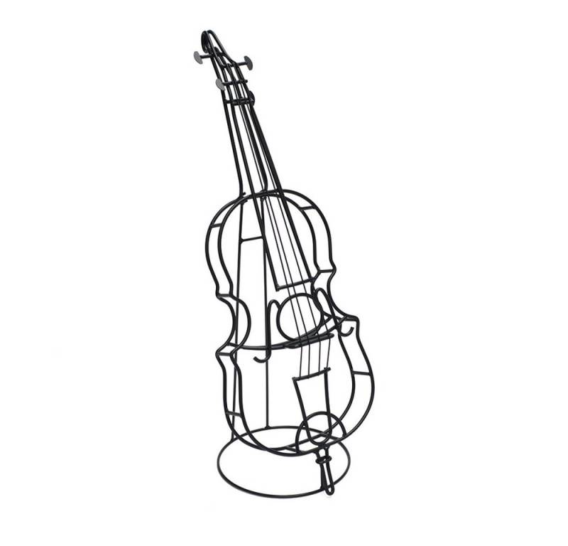 HR Direktverkauf GmbH Dekoobjekt Gitarre aus Metall - 95 cm - Dekoelement zum Aufstellen und Aufhängen von HR Direktverkauf GmbH