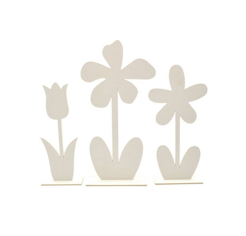 Kunstpflanze 3er Set Deko Blumen - Florale Dekoration - Verschiedene Ausführungen, HR Direktverkauf GmbH von HR Direktverkauf GmbH