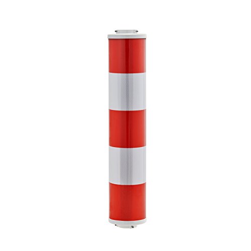 Leitzylinder weiss - Ø160mm / L=1000mm - Folie RA1 rot/weiss - für Rohre mit einem Durchmesser von 60mm von HR Gruppe Deutschland GmbH